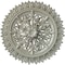 Ekena Millwork Lariah Ceiling Medallion (Fits Canopies up to 1 3/8"), 24 3/4"OD 1 3/8"ID x 3 1/4"P, Flash Copper CM24LAFCS - alternate 1